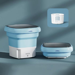 Small Foldable Washing Machine with Spin Dryer